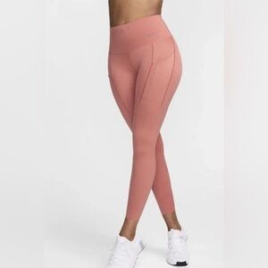 Nike Go Leggings Women's Pink High-Waisted NWT